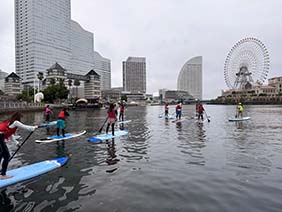 横浜みなとみらいSUP体験