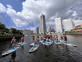 横浜みなとみらいSUP体験